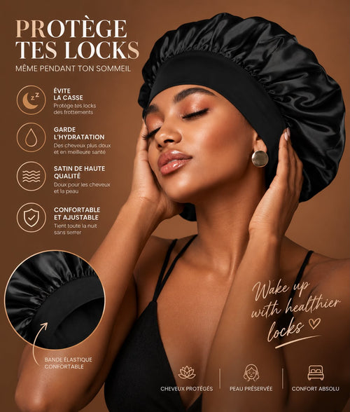 Bonnet en satin XL pour locks – photo 2