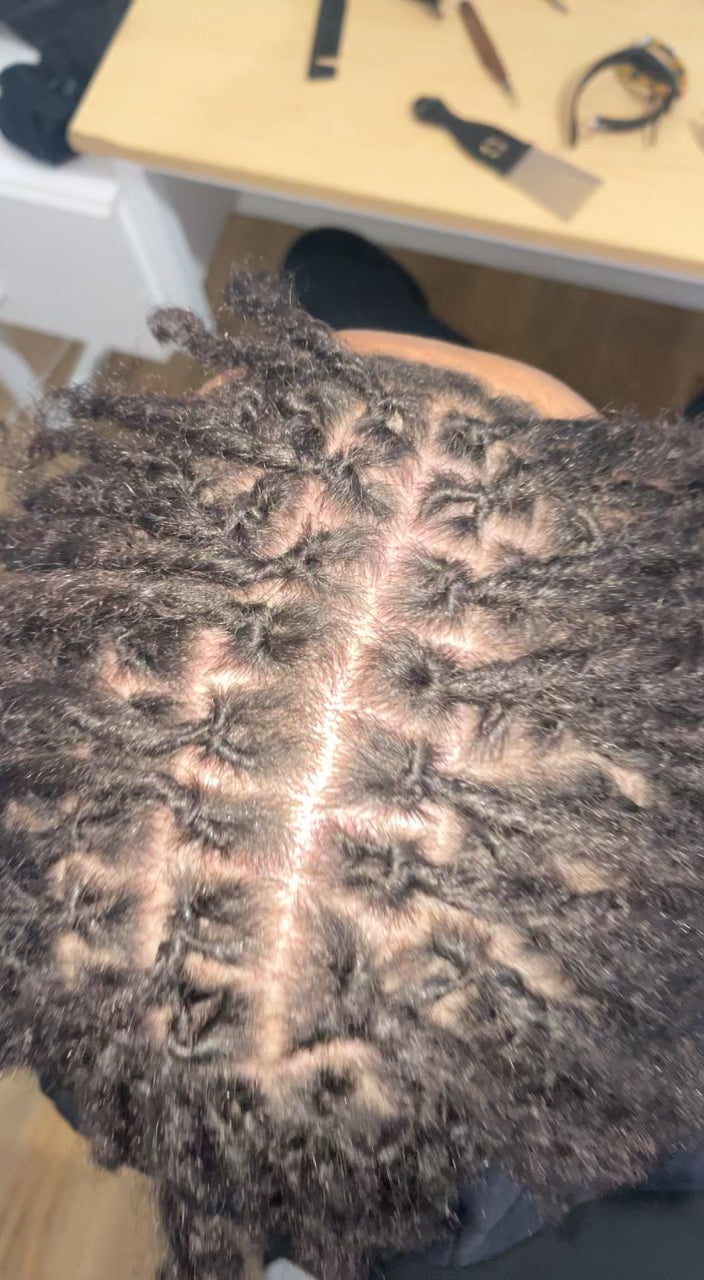 Départ de Locks au Crochet (taper fade)